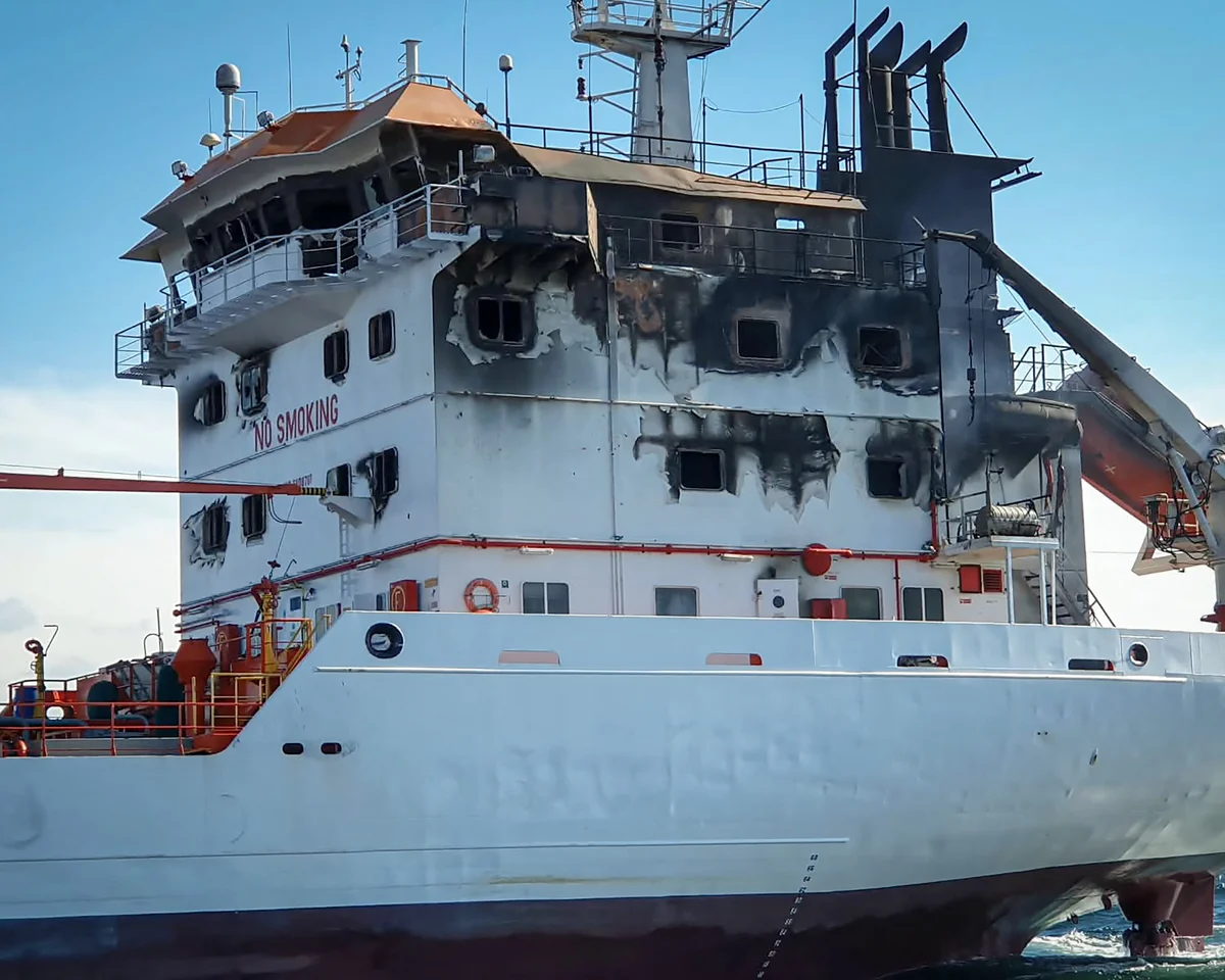Seven missing as drones hit two tankers off Romania’s Black Sea coast
